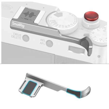 SmallRig 4877C - uchwyt pod kciuk do FUJIFILM X-M5 (srebrny)